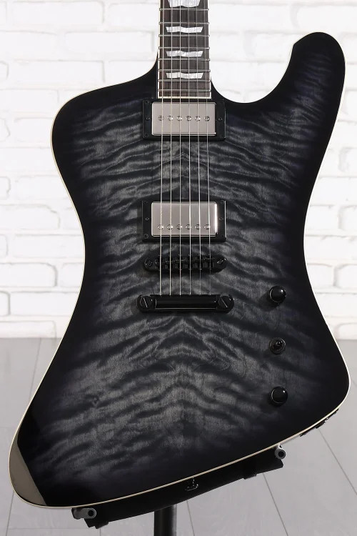 ESP LTD Phoenix-1000 QM Electric Guitar – See-thru Black Sunburst