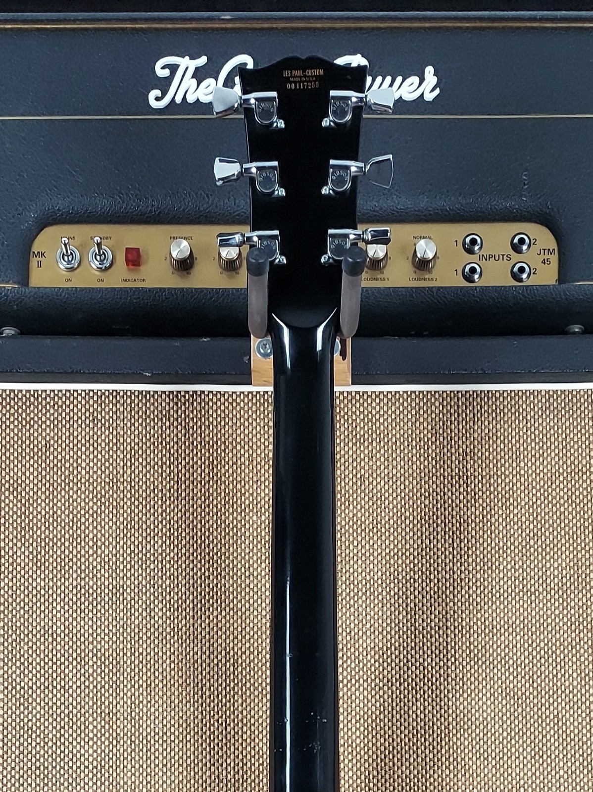 Gibson Les Paul Custom 1976 100% Original Factory Chrome Hardware (283)