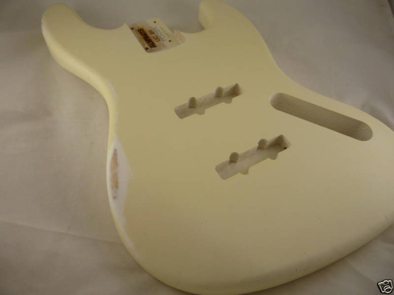 MJT Official Custom Order Vintage Aged Nitro Finish Guitar Bass Body Mark Jenny