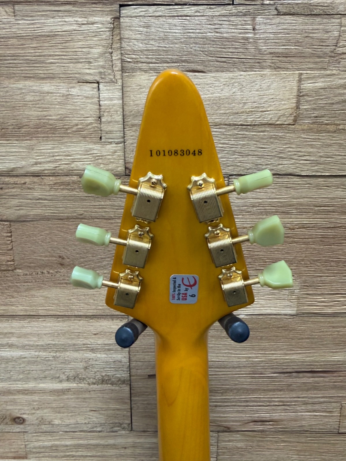 Epiphone ’58 Korina Flying V Electric Guitar- 2001- MIK -6lbs 4oz w/OHSC