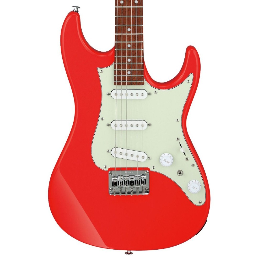 Ibanez Model AZES31VM Solid Body Electric Guitar in a Vermillion Finish – NEW