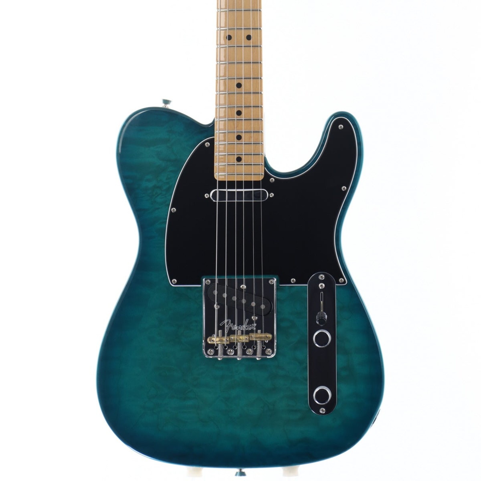 Fender USA American Showcase QMT Telecaster AMM Used Maple Neck w/Hard Case