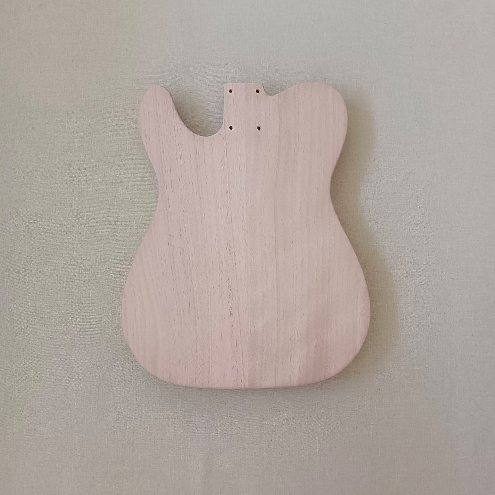 DIY TL Electric Guitar Kit Unfinsh 6 String Maple Neck No Part Mahogany Body