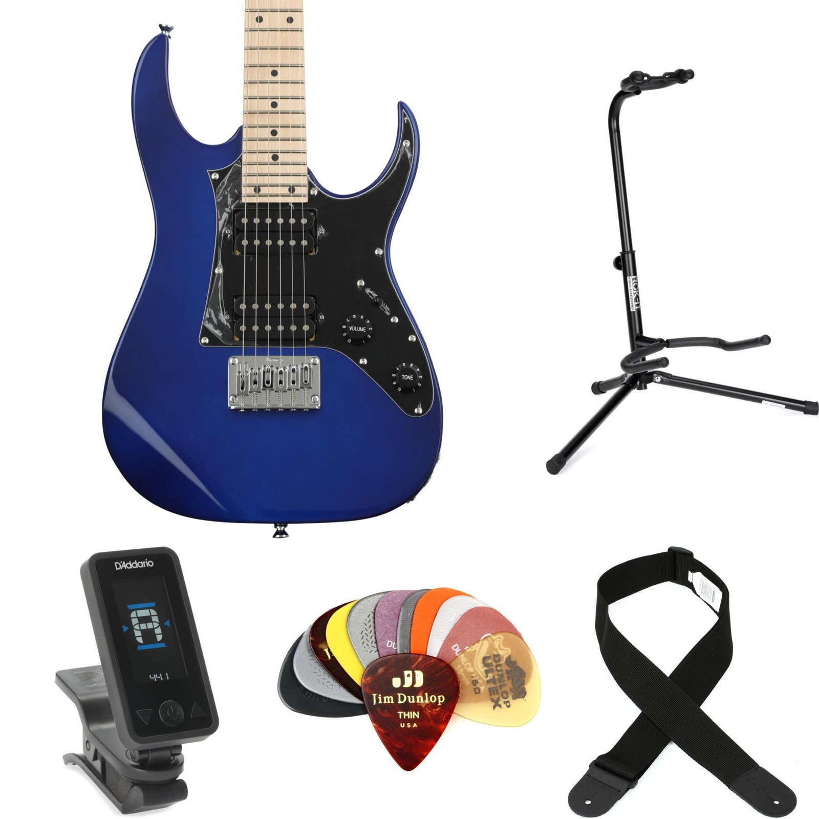Ibanez miKro GRGM21M Electric Guitar Essentials Bundle – Jewel Blue