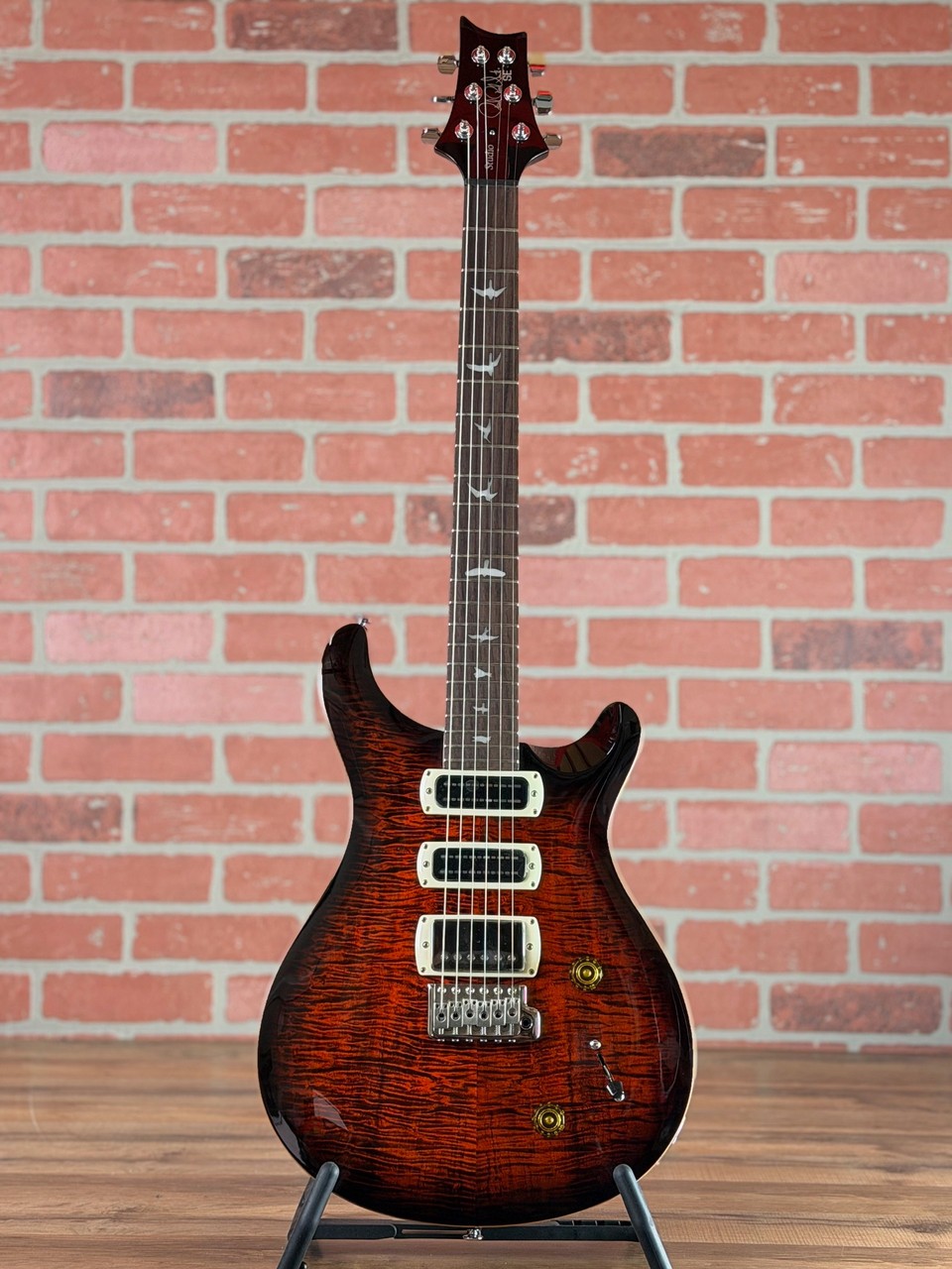 PRS SE Studio Electric Guitar – Orange Tiger Smokeburst