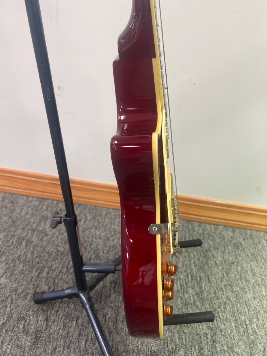 ULTRA-RARE VINTAGE AGILE 3000 LES PAUL LEFTY OLD HEADSTOCK CHERRY SU (R7A014007)
