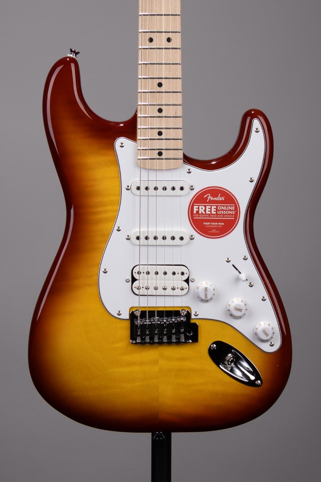Squier Affinity Stratocaster FMT HSS Electric Guitar – Sienna Sunburst
