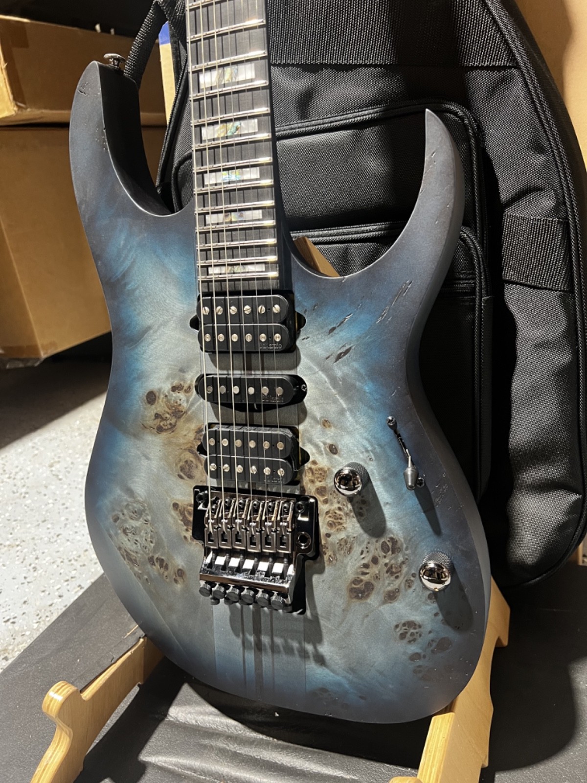 Ibanez RGT1270PB Electric Guitar – Blue Starburst Flat