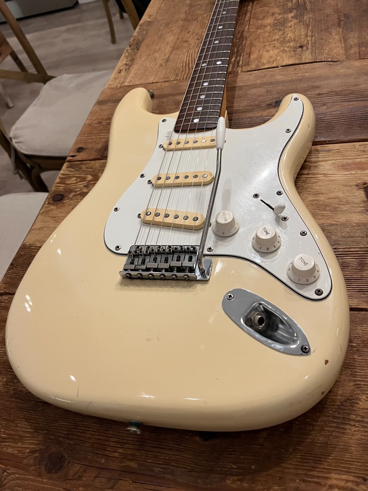 Fernandes Stone Logo Stratocaster guitar Japan with case 1970’s