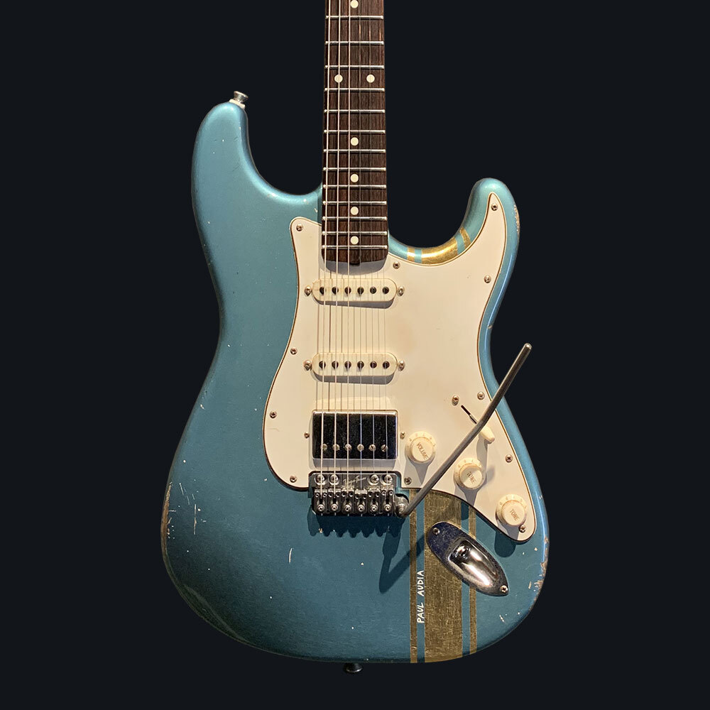 FRANCHIN Mercury guitar Paul Audia Signature Lake Placid Blue S-ty*MADE TO ORDER