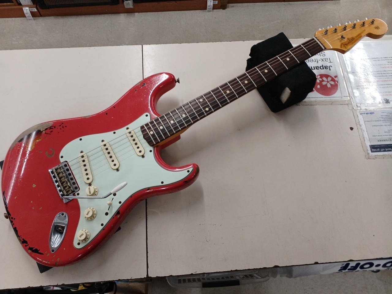 Fender Custom Shop 1963 Michael Landau Strat Fiesta Red 3 Tone Sunburst Relic