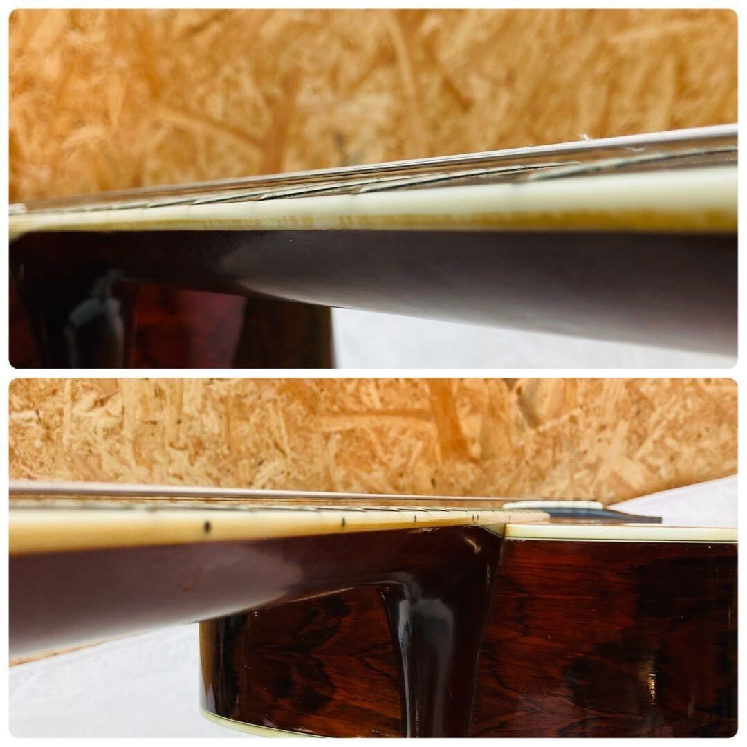 morris w-40 side back Jacaranda 3P back acoustic guitar