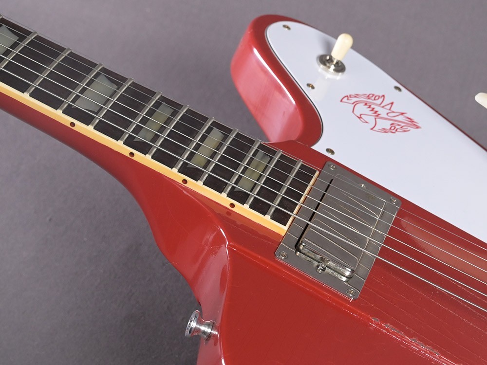 Gibson Firebird V 1963 Maestro Cardinal Red Light Aged