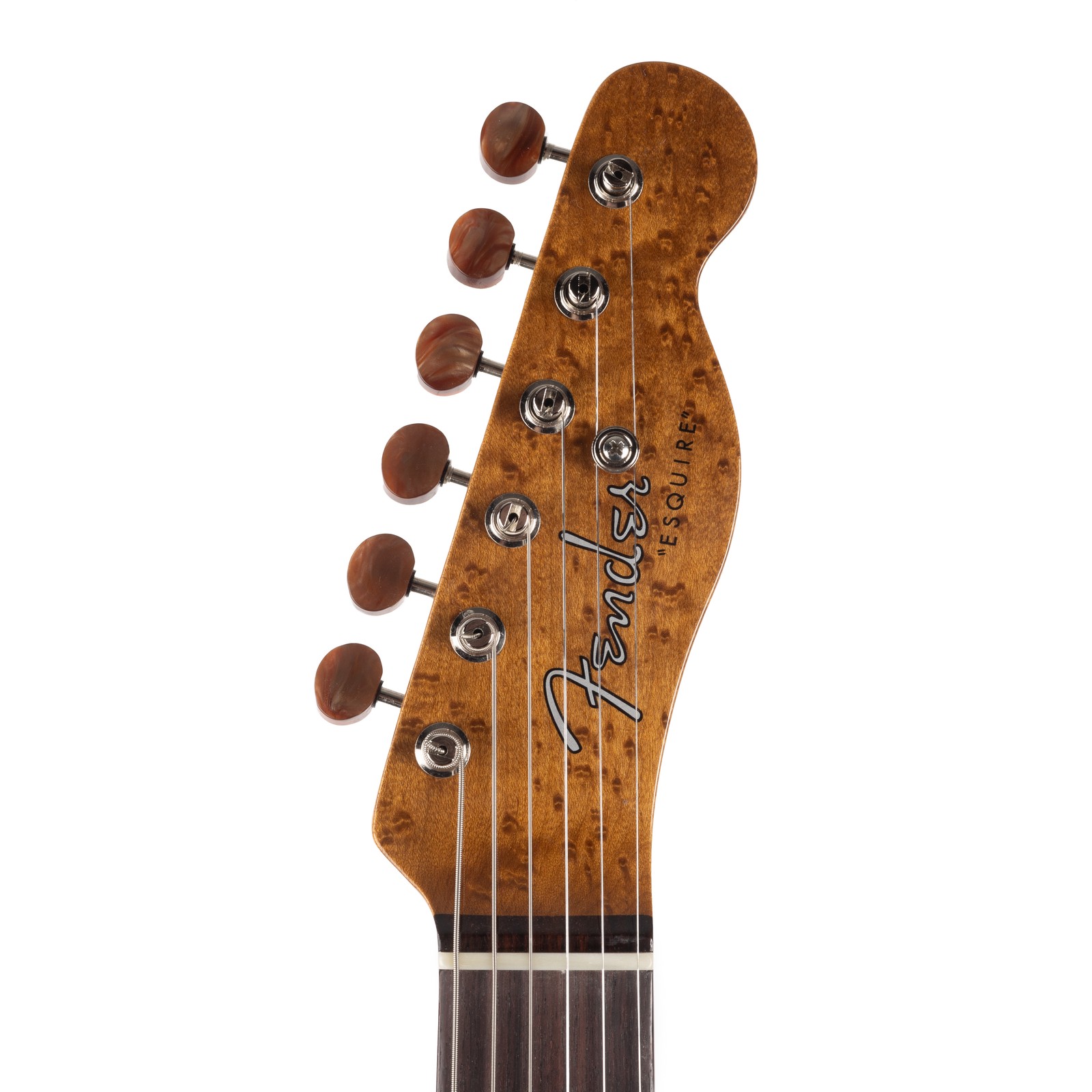 Used Fender Custom Shop Artisan Buckeye Double Esquire NOS – Aged Natural