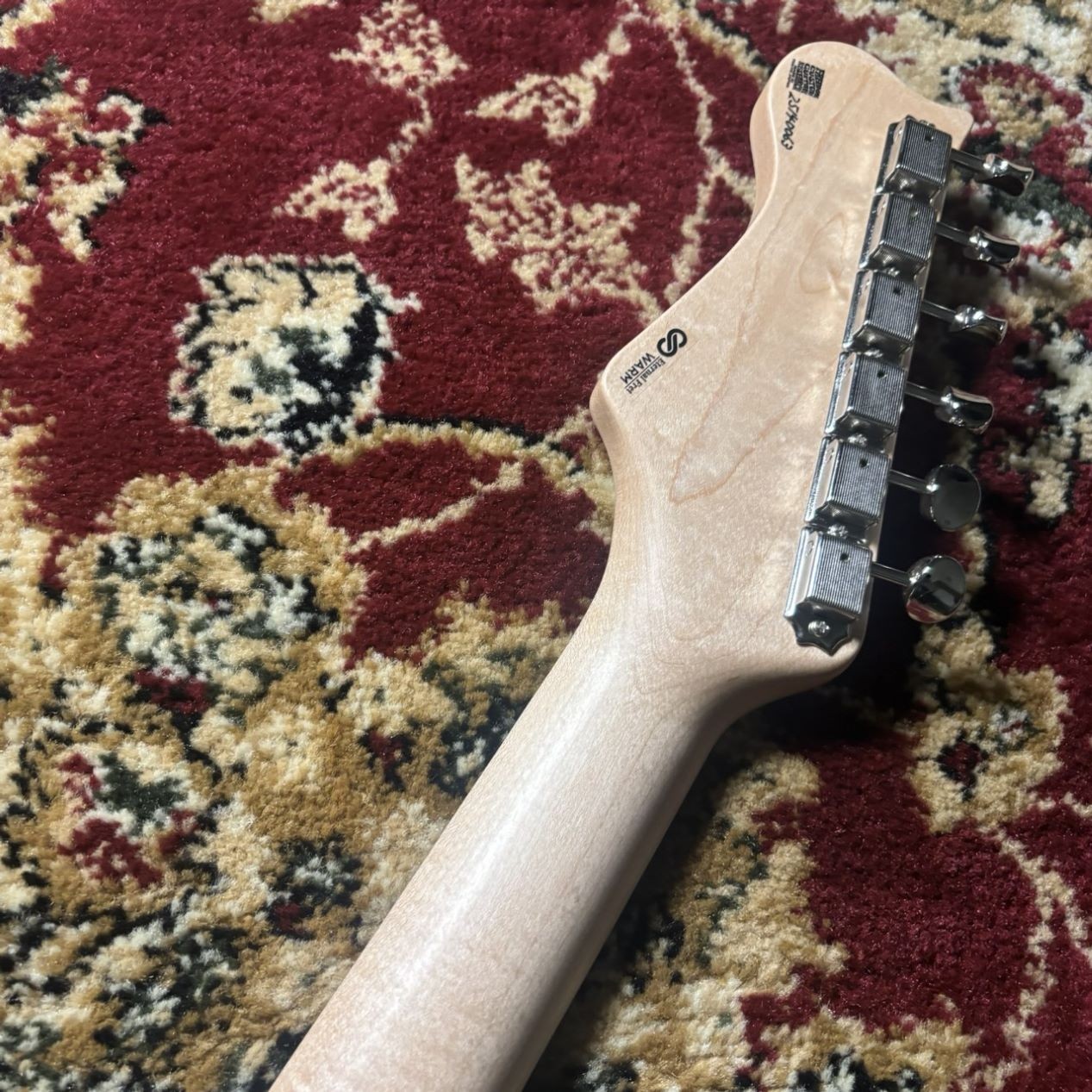 Freedom Custom RE O.S EZA 22F FT SSH Electric Guitar, Amber Maple/Wood, Used