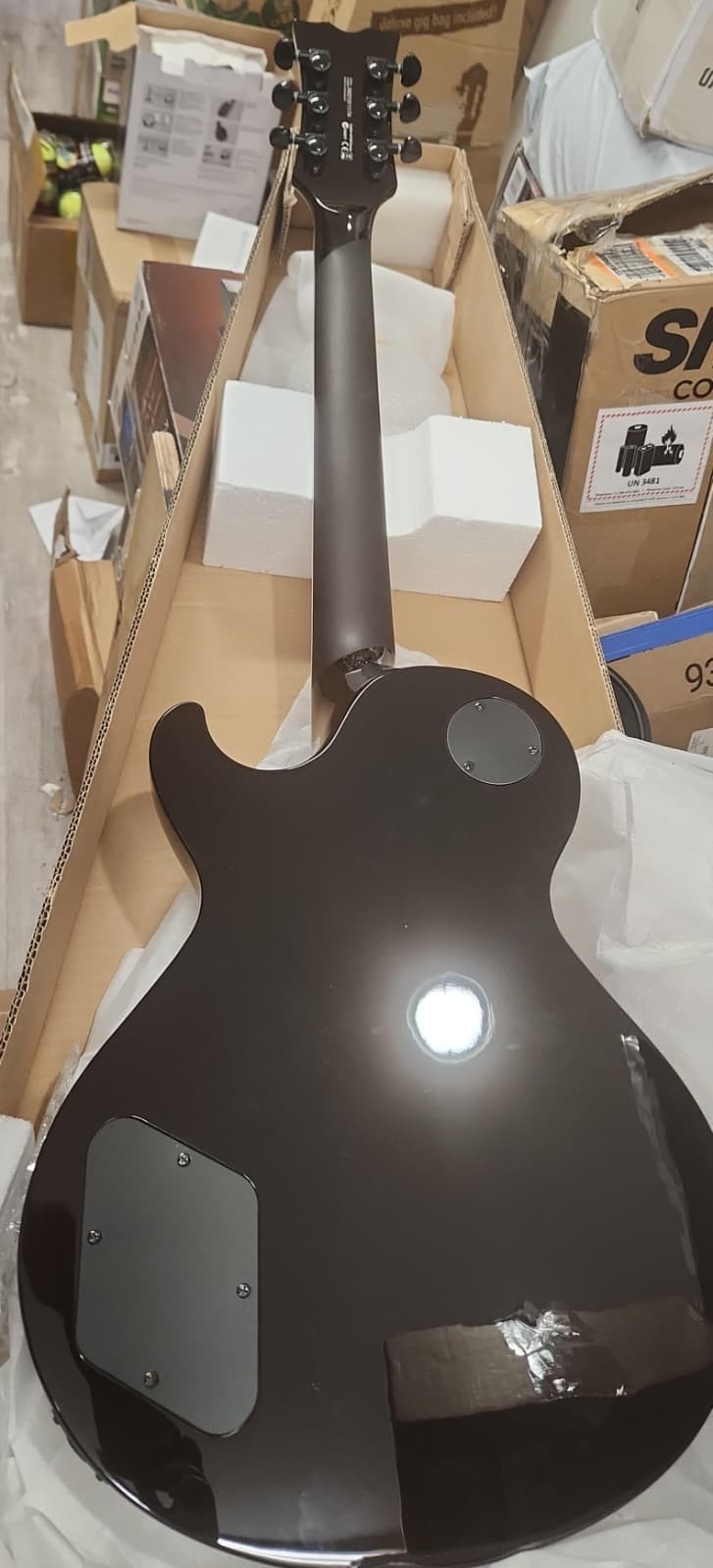 Open box Dean Thoroughbred Select Classic Electric Guitar Black TBSELCBK