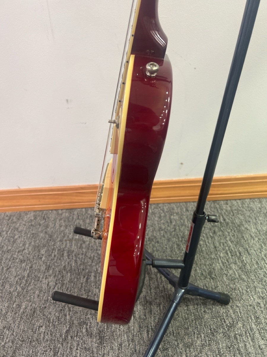 ULTRA-RARE VINTAGE AGILE 3000 LES PAUL LEFTY OLD HEADSTOCK CHERRY SU (R7A014007)
