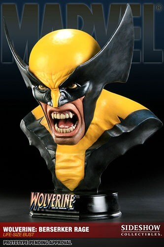 Sealed/NEW Wolverine Berserker Rage Life Size Bust Sideshow Marvel, 2011) Statue