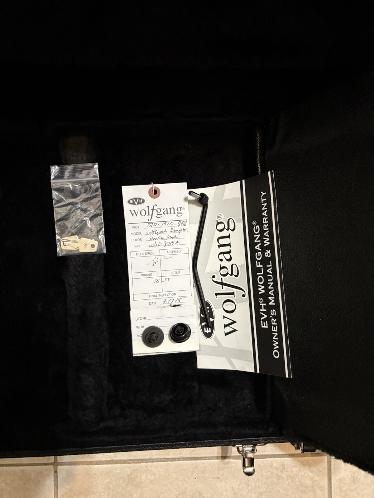 EVH 2015 Wolfgang USA Stealth Black