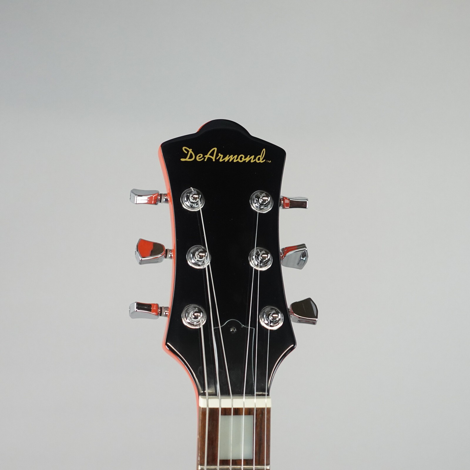 DeArmond M66 Solid Body Electric Guitar – Fiesta Red (Used)