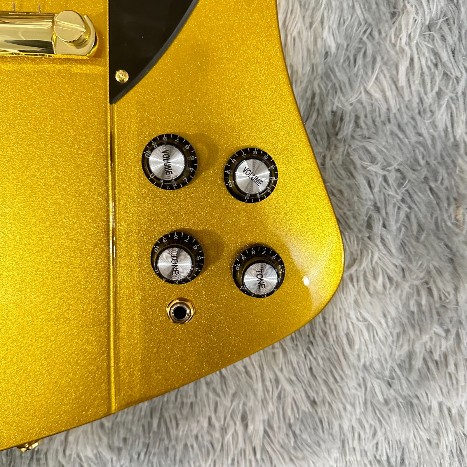Custom Firebird Style Electric Guitar Rosewood Fingerboard Gold Hardware