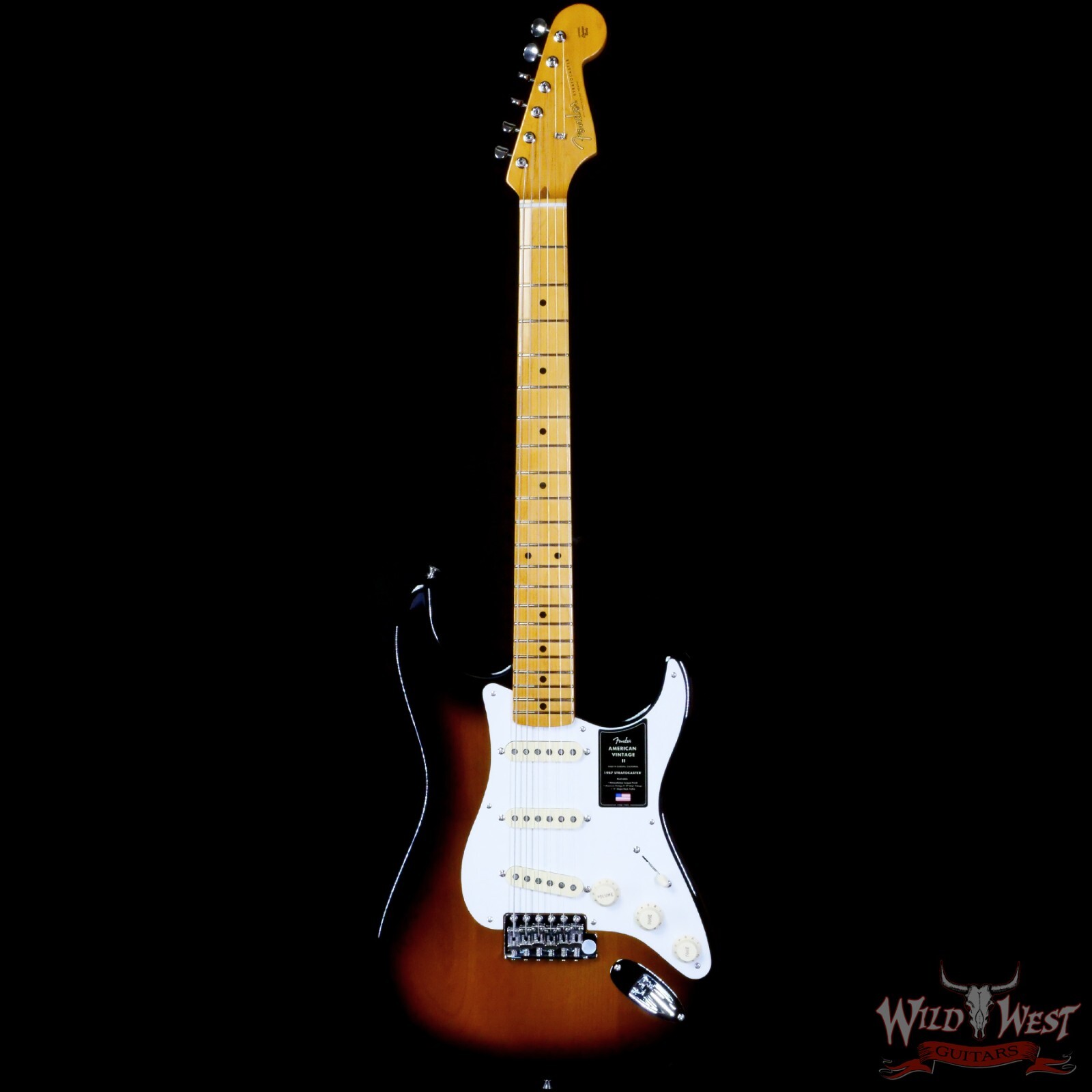 Fender American Vintage II 1957 Stratocaster Maple Neck 2-Color Sunburst 7.65 LB