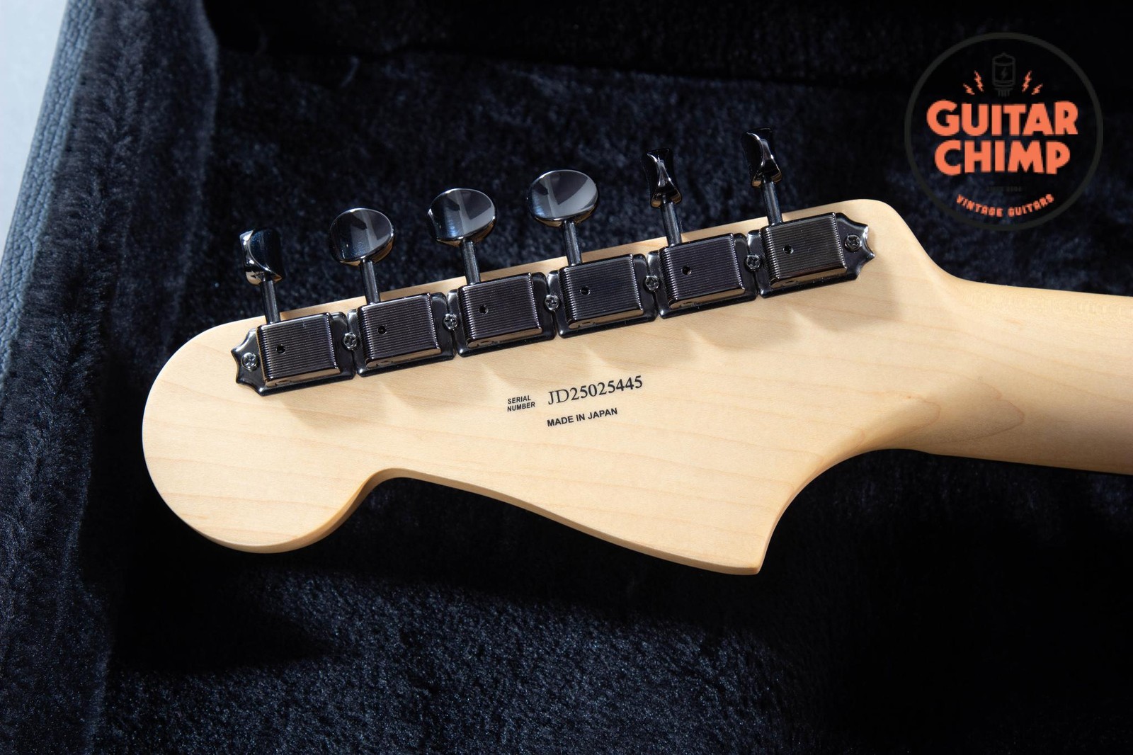 2025 Fender MIJ Japan Limited Hybrid II Jazzmaster Noir Black w/ HSC