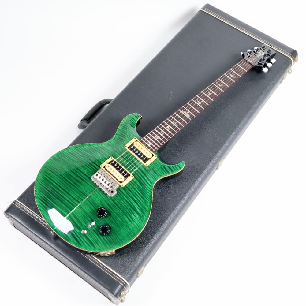 Electric Guitar Prs Santana I Emerald Green 1996 Made Bzf Jacaranda Fingerboard