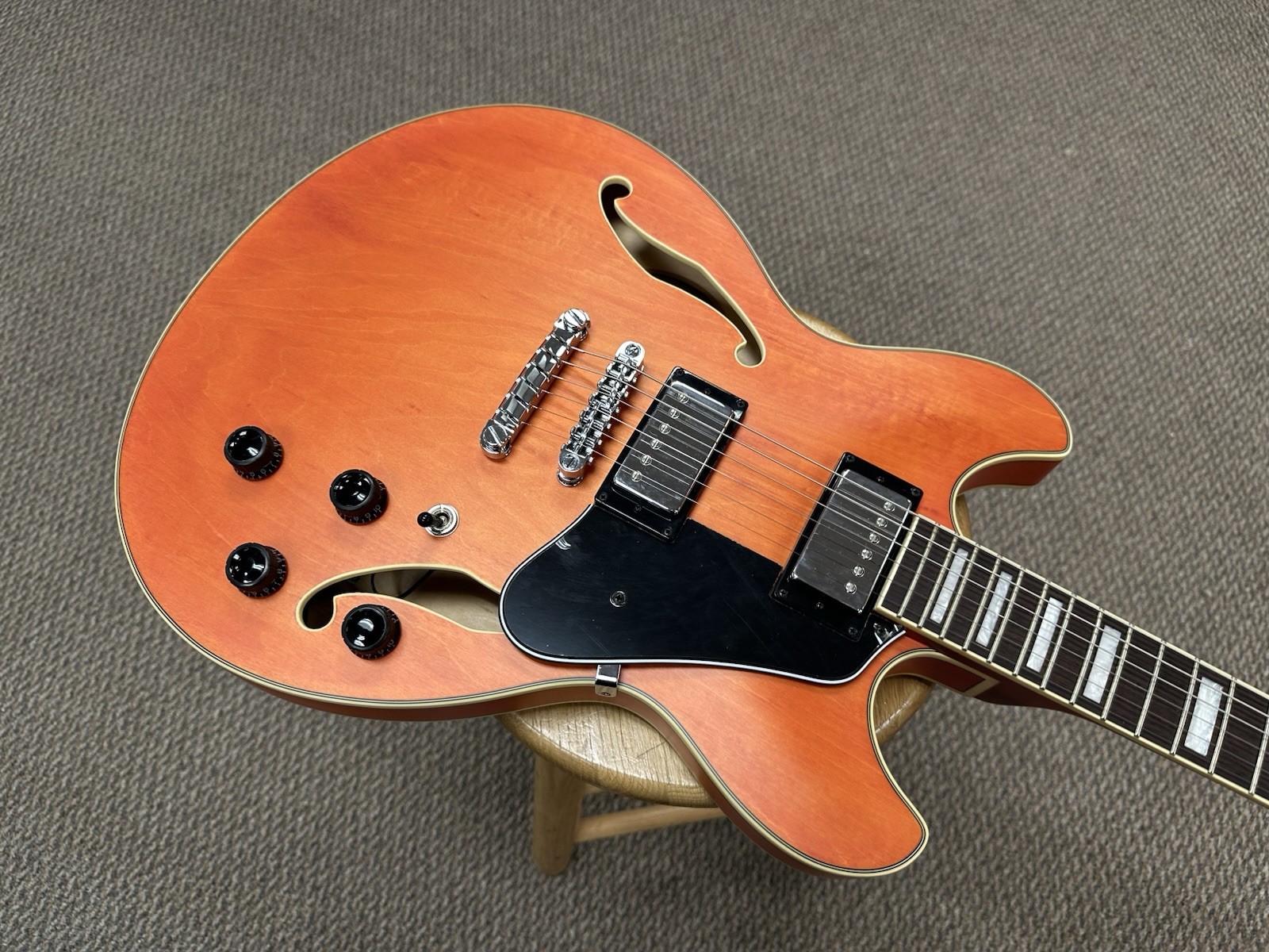 Ibanez AS73TTF Artcore Semi-Hollow Electric Guitar – Transparent Tangerine Flat