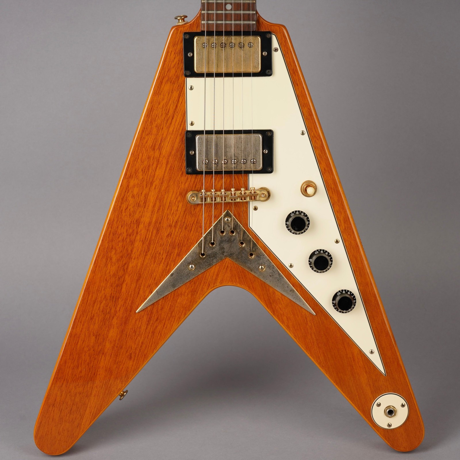 Epiphone ’58 Korina Flying V – 1998 Korea – Natural w/OHSC