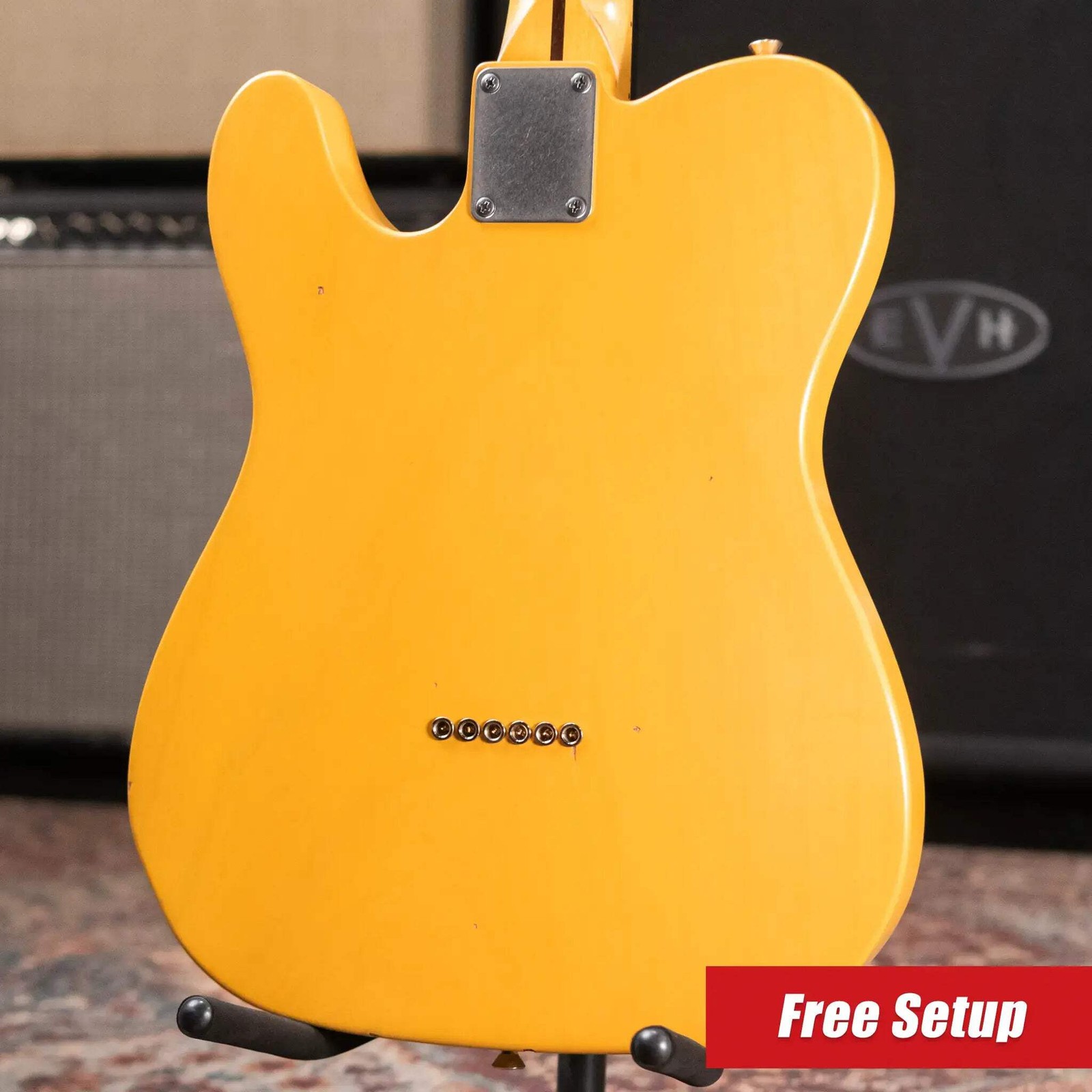 Nash T-52 Ash Body Light Aged Electric Guitar – Butterscotch Blonde with Hardshe