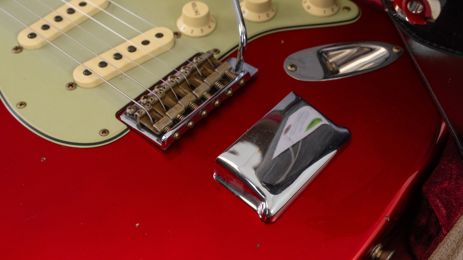 Fender Custom Shop 1960 Strat JR Electric Guitar, Rosewood, Aged Candy Apple Red