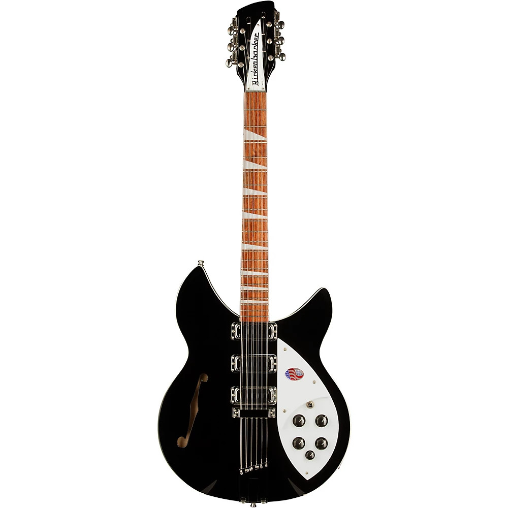 Rickenbacker 1993Plus 12String Electric Guitar Jetglo 197881488505 RF