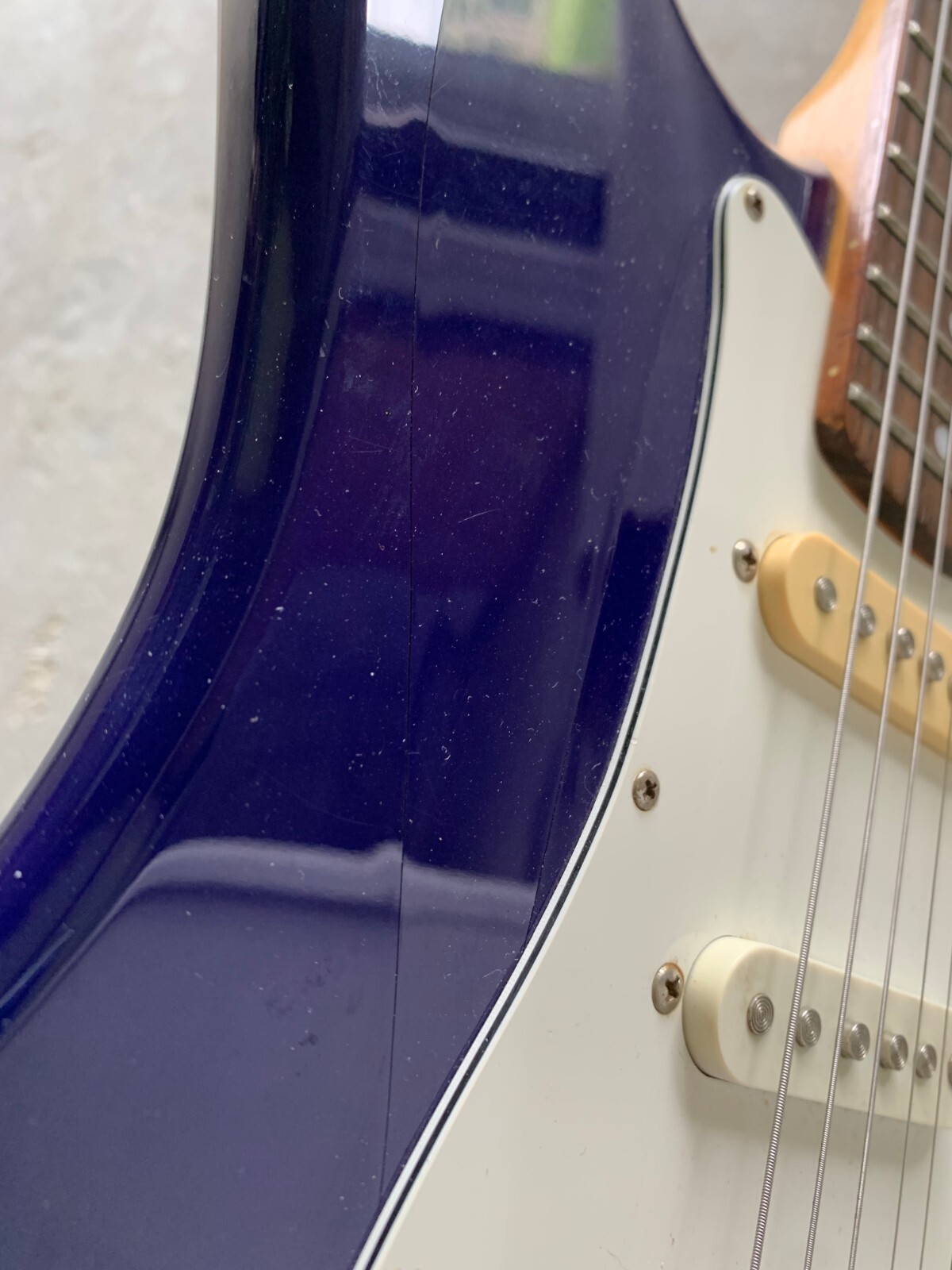 Silvertone SS11 Electric Guitar 2003 Stratocaster Purple