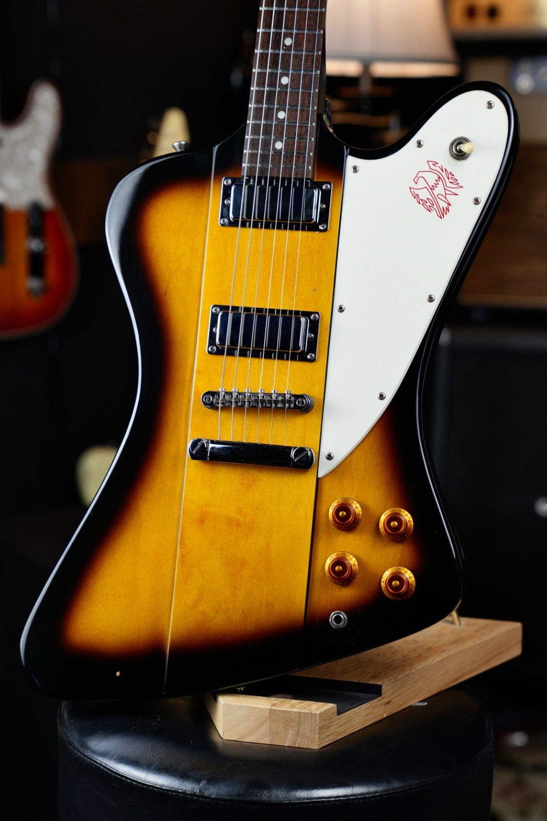 1999 Epiphone Firebird III, Made in Korea – Vintage Sunburst / Original Gig Bag