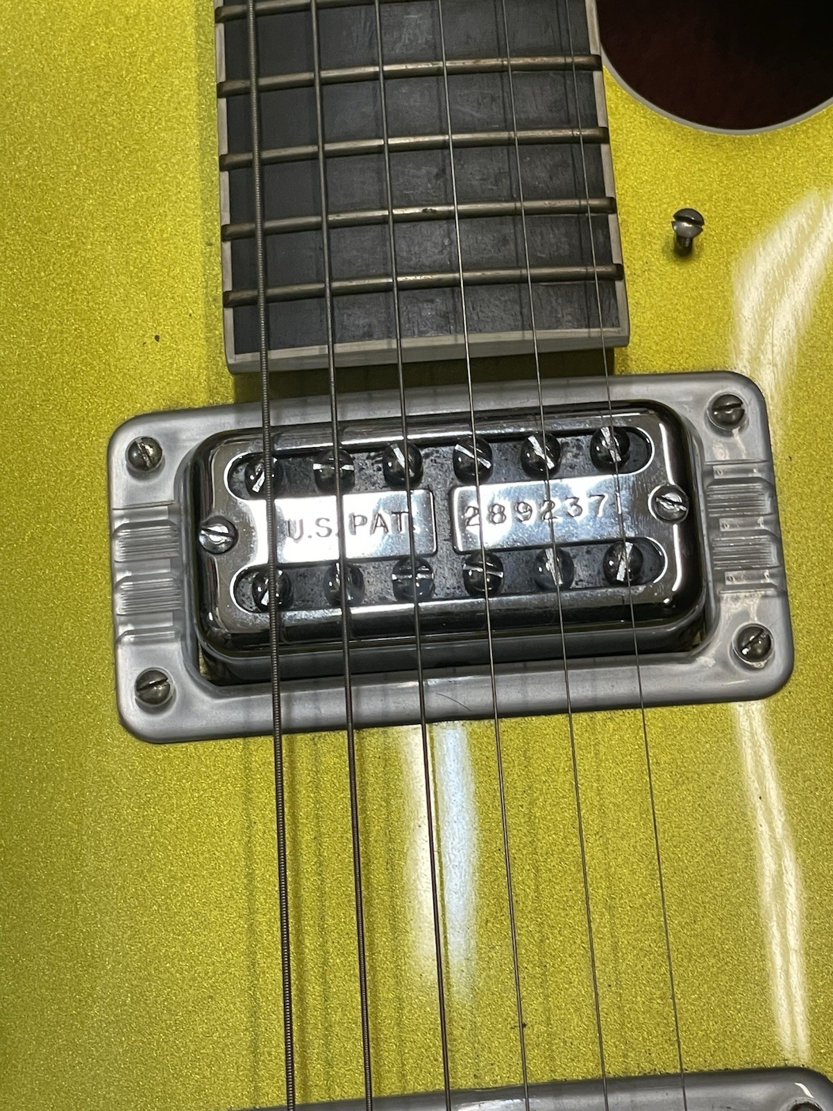 Gretsch G6120SHLTV Brian Setzer Hot Rod Model Lime Electric Guitar with Case
