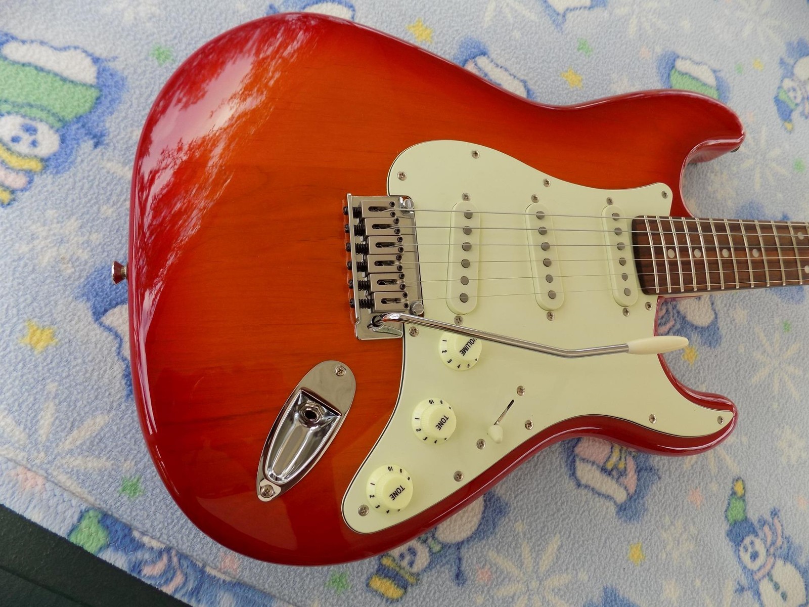 Squier Standard Series Strat, Alnico Pickups, Custom Wiring,Two Point Tremolo