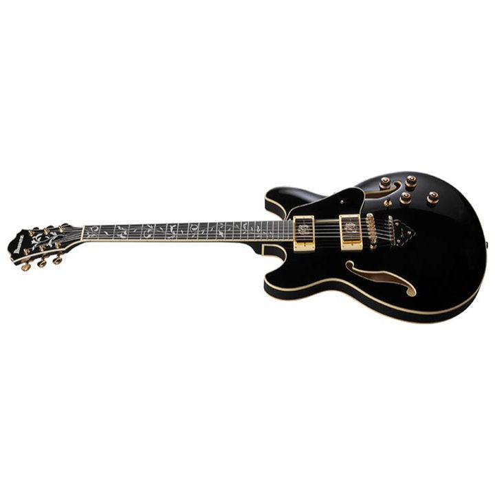 Ibanez AS93SPBK AS Series Artcore Expressionist Hollowbody Electric Guitar