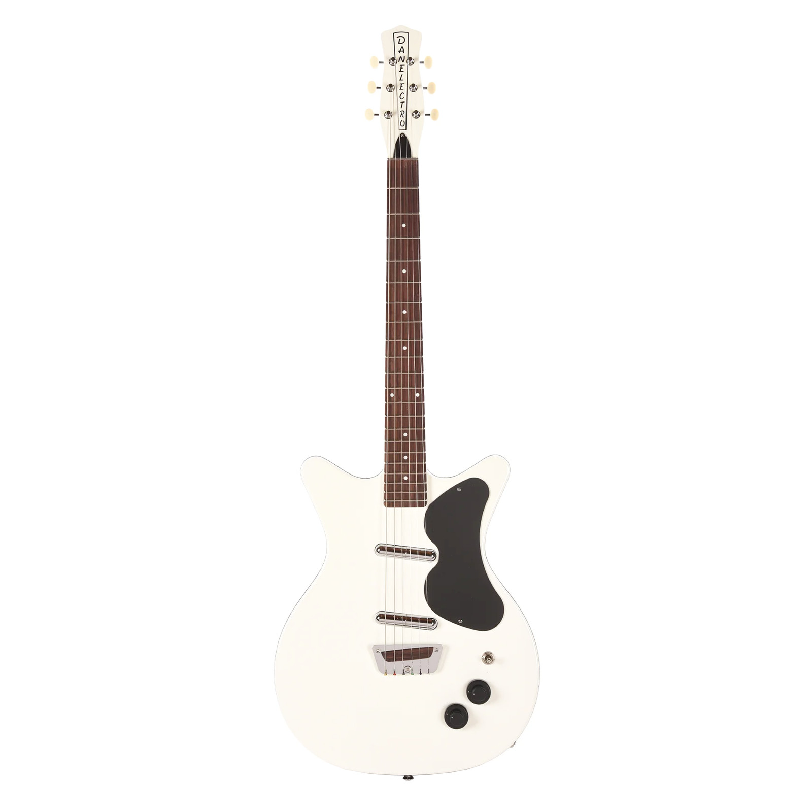 Danelectro PB Special Semi-Hollow Electric Guitar – White – Open Box