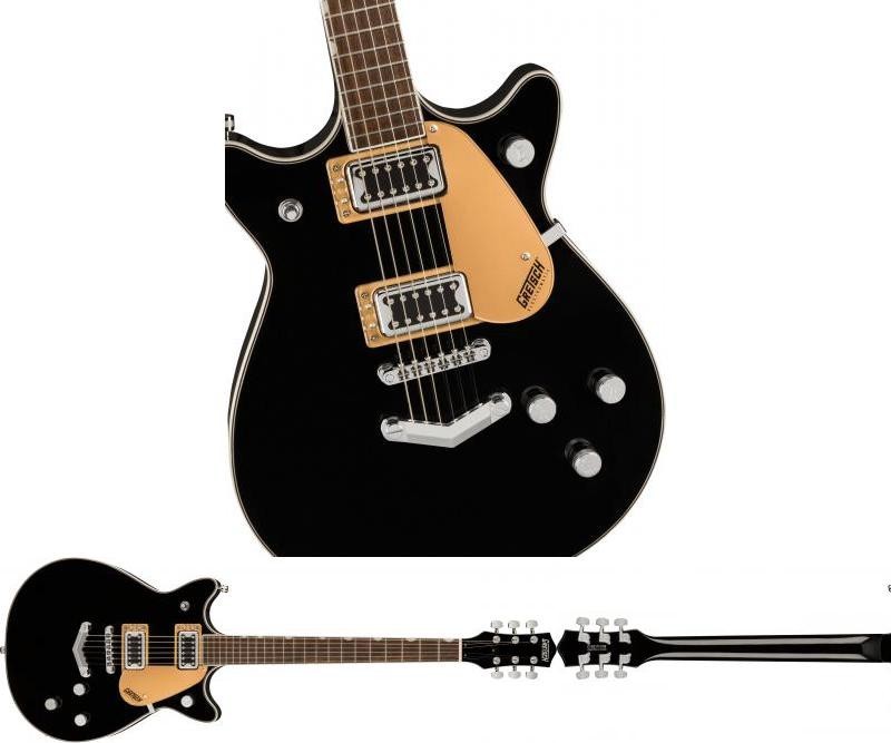 Gretsch G5222 Electromatic Double Jet BT Electric Guitar – Black-NEW