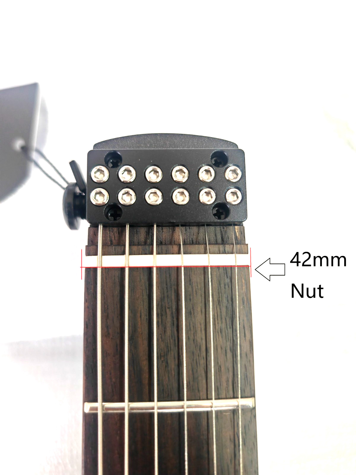 Batking Travel Guitar Electric Headless Guitar Brass Fix Bridge with Gigbag