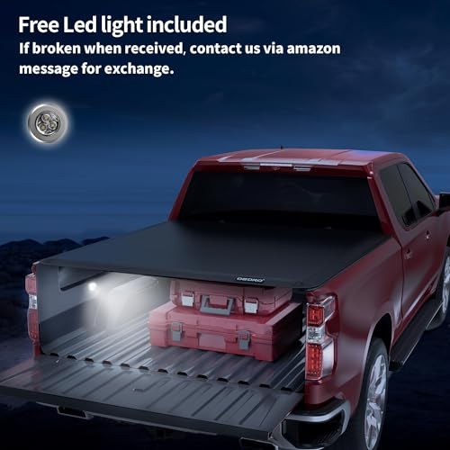 Soft Tri-Fold Tonneau Cover, 6.6ft Bed 2019-2026 | 1500 new Soft Trifold