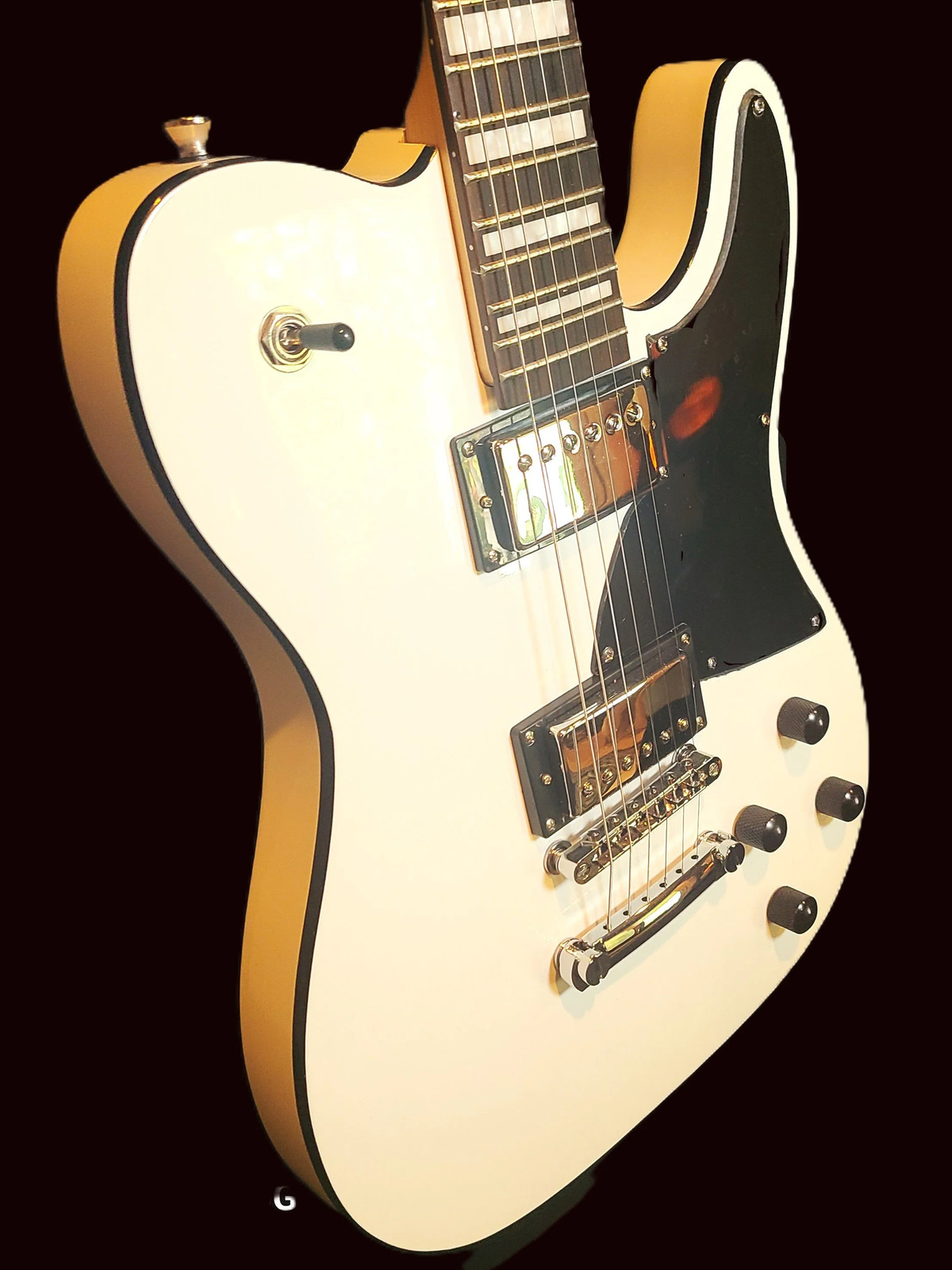 Southwest Acoustics White Telecaster Delxue Chrome Hardware Full Set Up