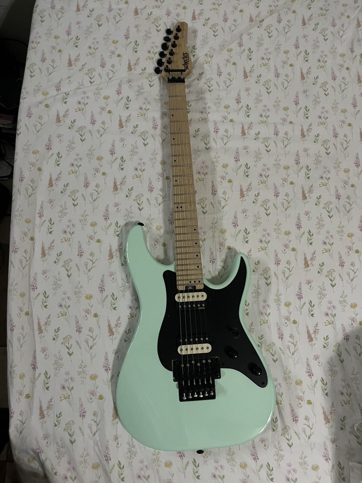Schecter Sun Valley Super Shredder FR SFG Guitar Sea Foam Green 197881376932 RF