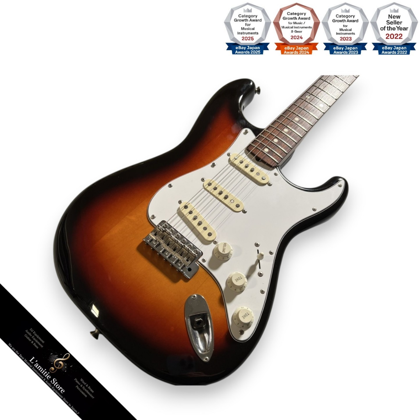 Fender Japan STD62 Stratocaster ESerial 3.4kg Electric Guitar Guitar