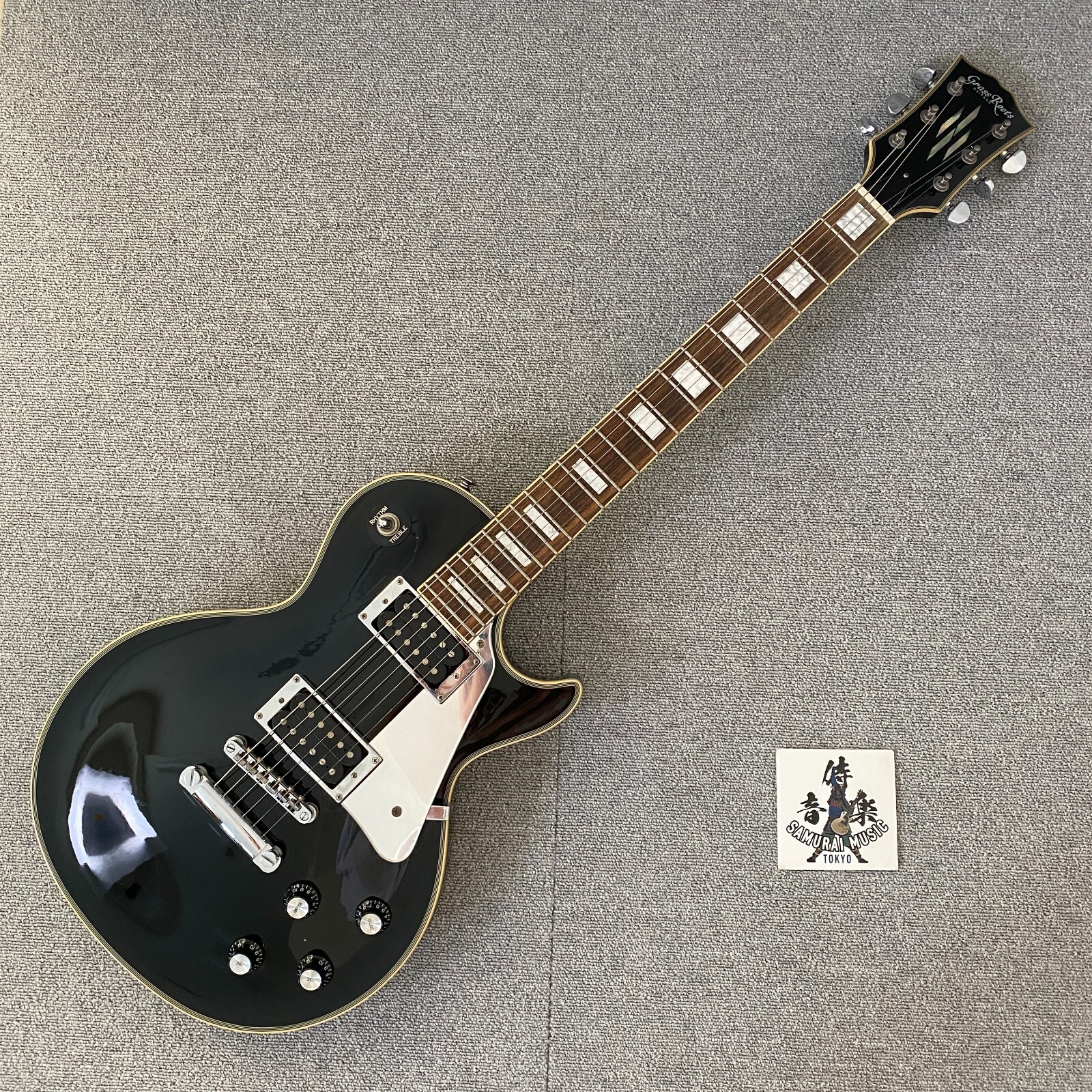 Grass Roots By ESP Electric Guitar Les Paul Custom Used JS Black John Sykes