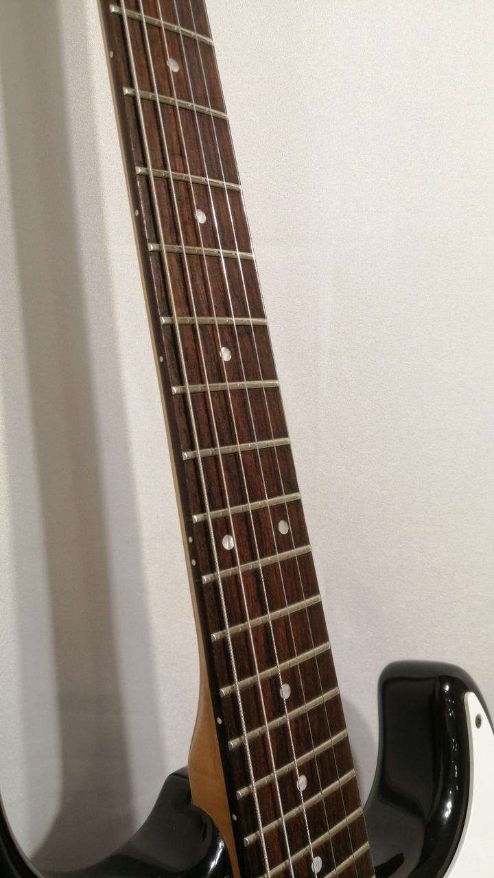 Fernandes FST-75S Black 3.83kg Electric Guitar Used Product Shipping From Japan