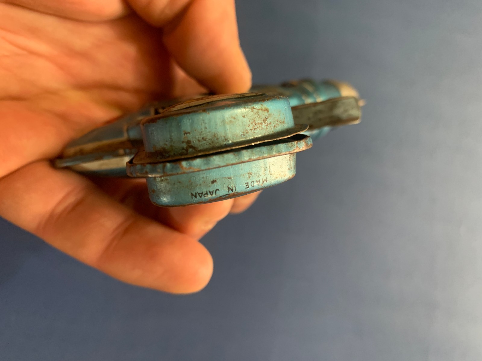 VINTAGE TIN TOY SPACE GUN JAPAN 1960s SPACE AGE