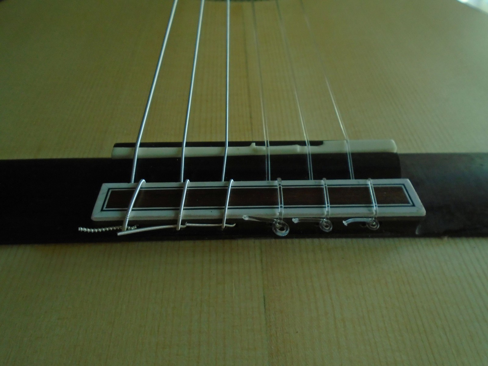 Solid wood, amateur luthier made guitar