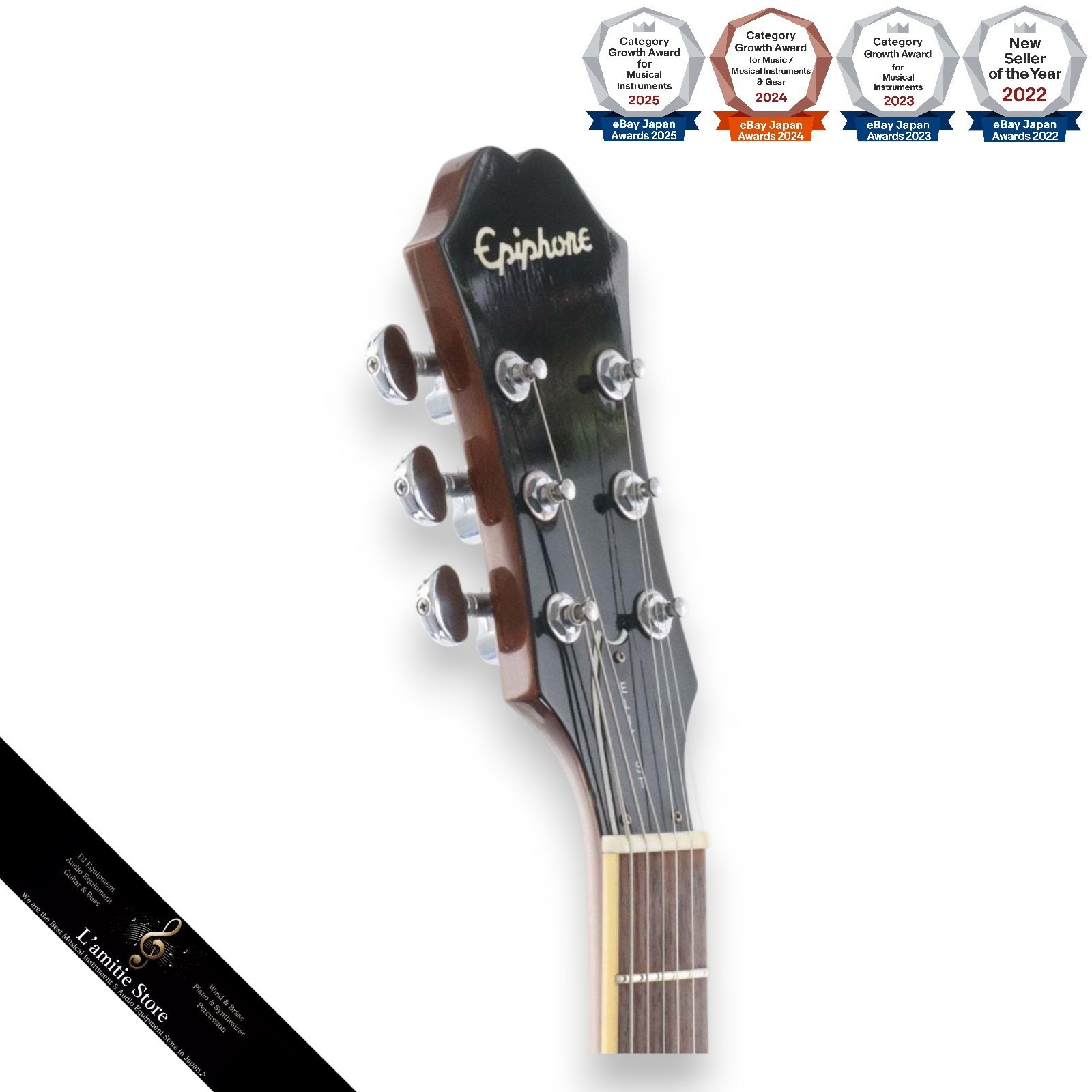 Epiphone Elitist 1965 Casino Vintage Sunburst Hollowbody P90 Guitar